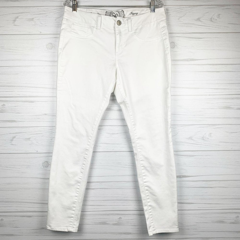So Authentic Heritage Skinny White Jeans Size 13